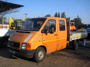 VW LT - двойна кабина, бордови, за работни екипи.